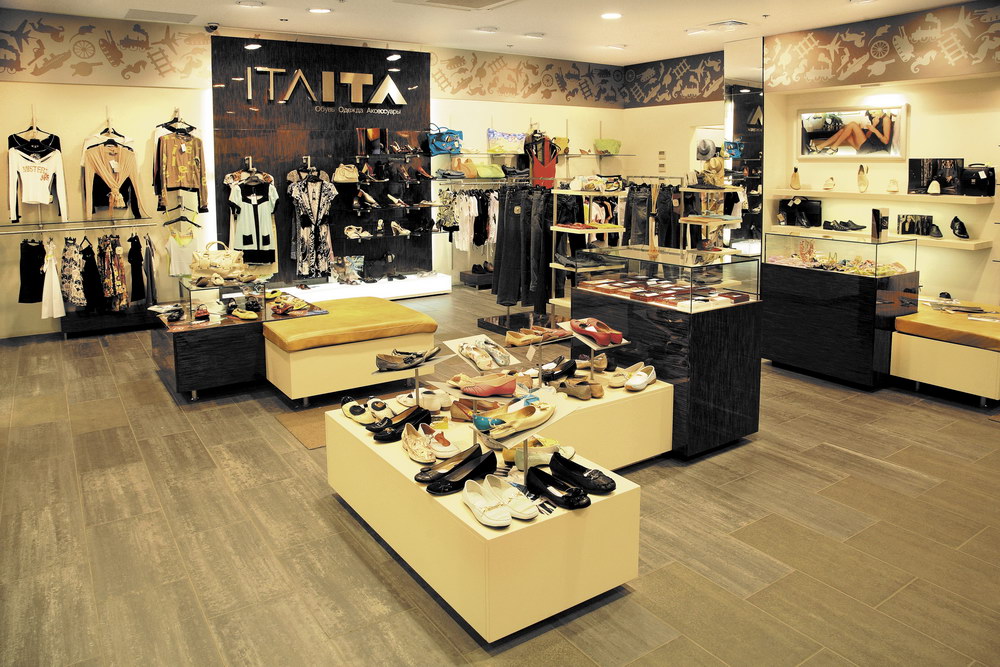 Портфолио торгового оборудования и мебели Магазин обуви "Itaita" рис. 1