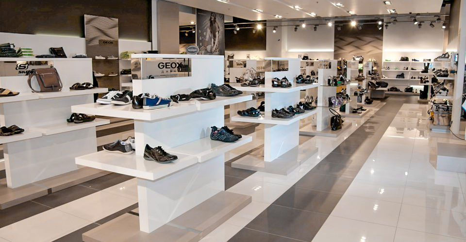 производство торгового оборудования для магазина обуви «intertop»