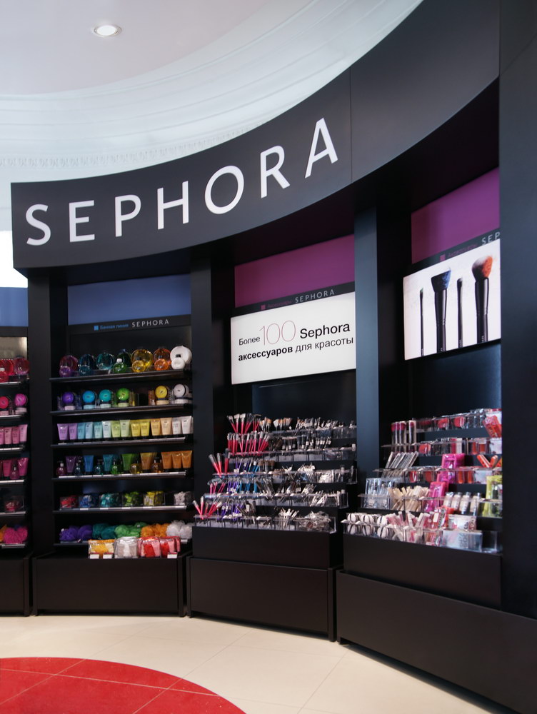 Портфолио торгового оборудования и мебели Магазин косметики "Sephora" рис. 3