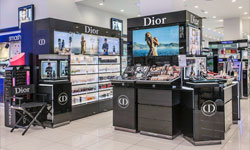 Изготовление торгового оборудования для бренда Dior
