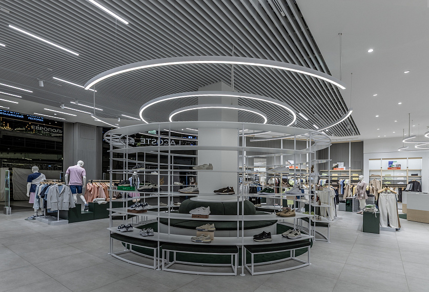 Портфолио торгового оборудования и мебели "LACOSTE"  ТРК "Европолис Ростокино" рис. 14