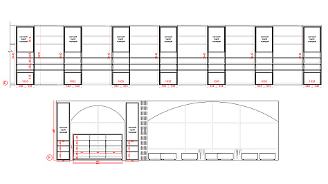 Развертка по стенам для отделочных материалов чертеж
