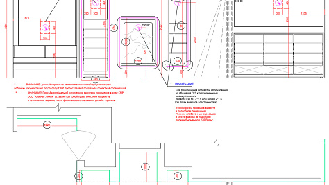 Развертка по стенам для электрики и света фото