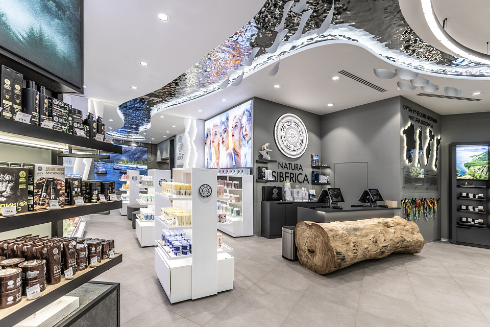 Развертка по стенам в дизайн-проекте магазина