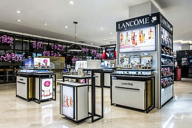 Торговое оборудование для парфюмерии «LANCOME»